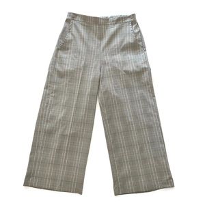 Orange Creek Plaid Wide Leg Capri Style#KB5745 SM